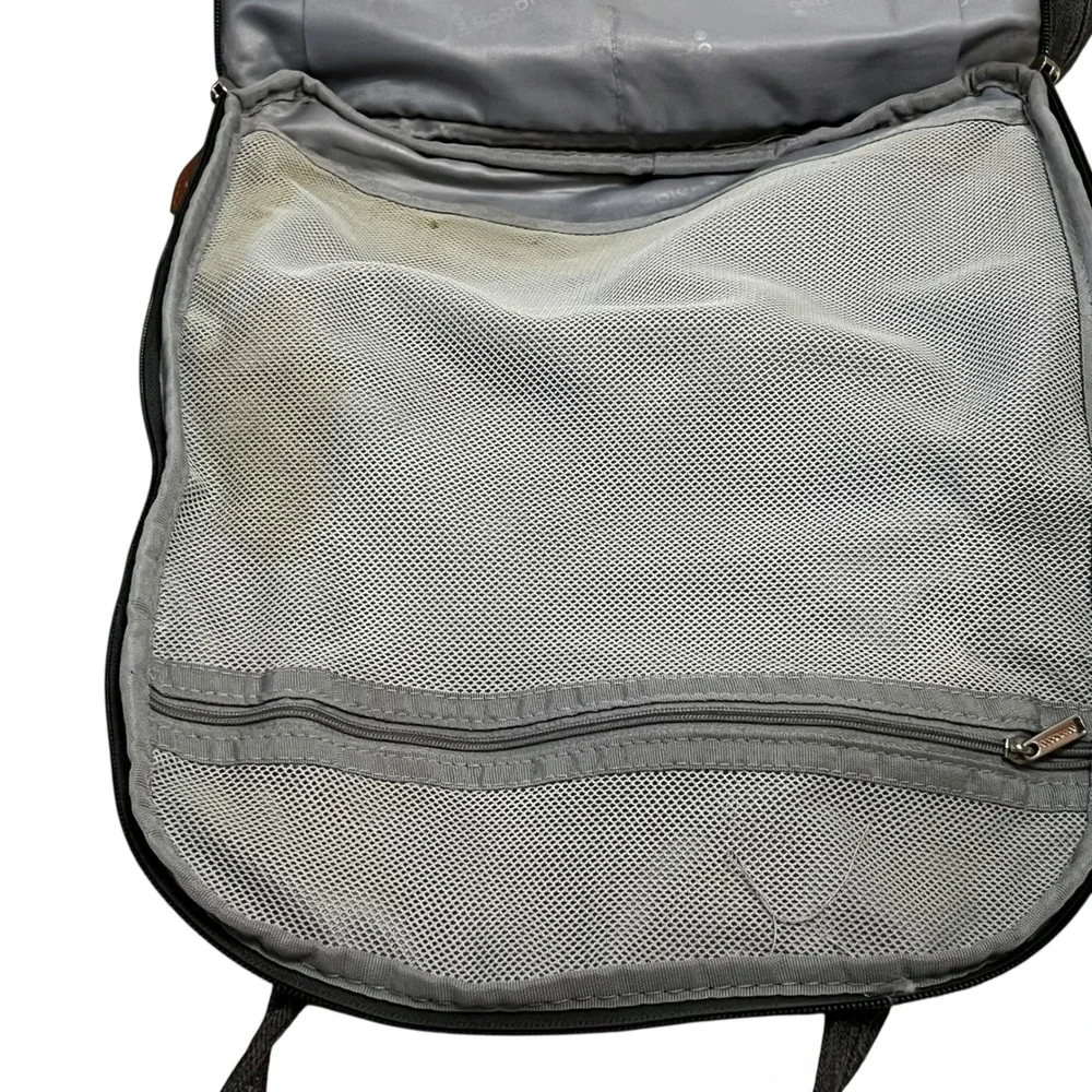 BabbleRoo Diaper Bag Backpack Large Capacity Travel Baby Bag‎ Gray 2984